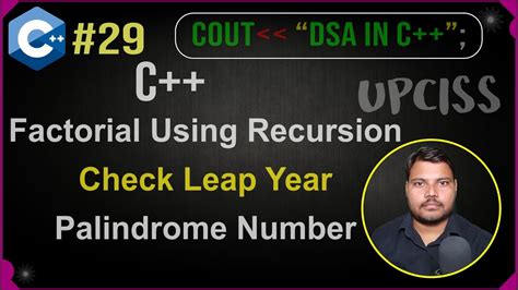 check palindrome using recursion in c++