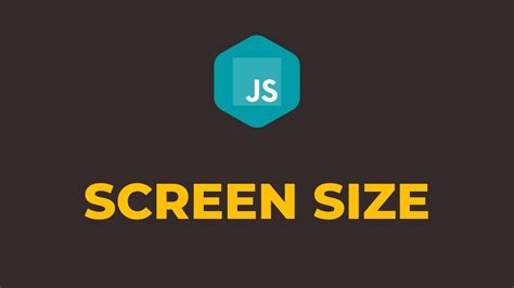 check screen size in javascript