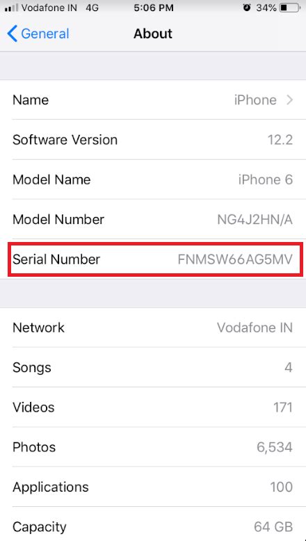 check serial number apple