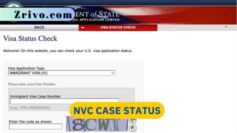 Check Status Nvc Case Number