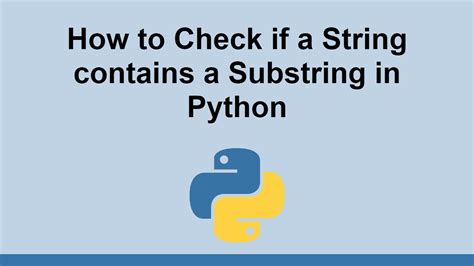 check string is substring python