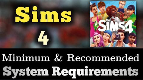 check system requirements sims 4