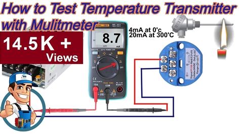 Check Temperature Sensor Using Multimeter