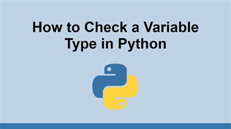 check variable type python