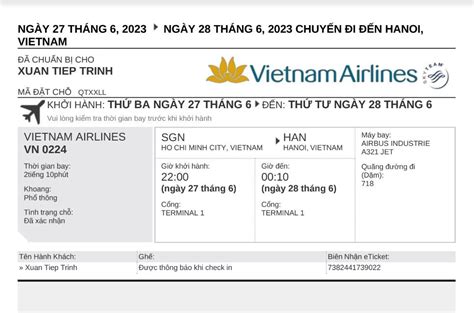 check ve may bay vietnam airlines