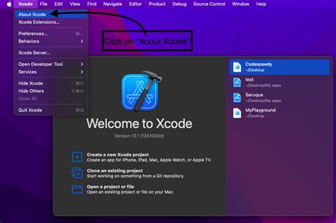 check xcode version