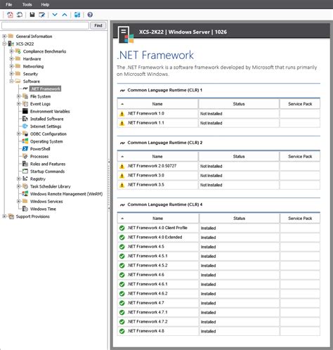 How to check net version adsres