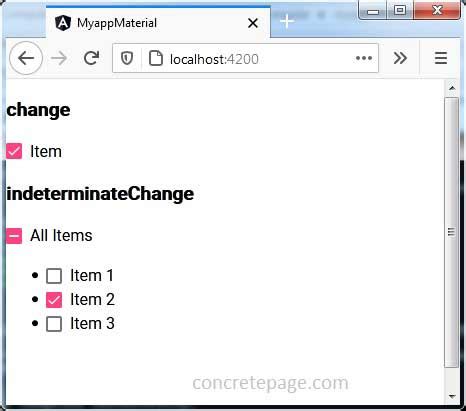 checkbox events in angular