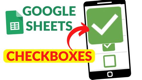 checkbox in google sheets mobile