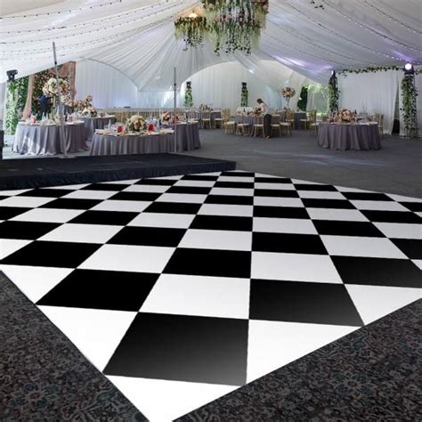 Get the Party Started with a Stunning Checkered Dance Floor: Create Unforgettable Memories!
