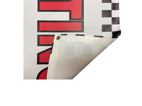 Checkered Flag style 2FT X 6FT Lexen Window Tinting Banner for Outdoor