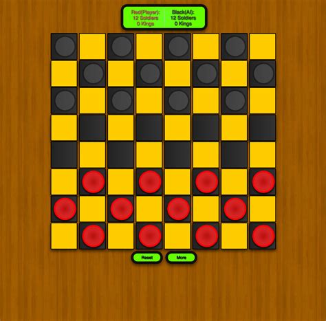 checkers for the brain game