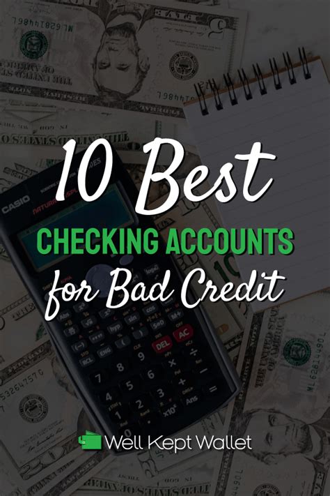checking account with bad credit