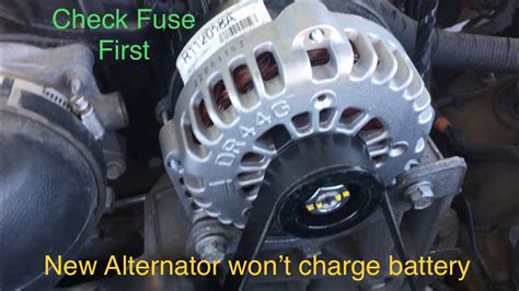 Checking Alternator Fuse