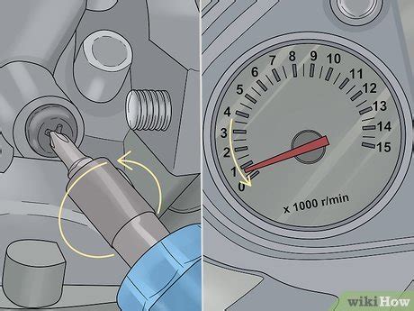 checking idle screw adjustment motorcycle