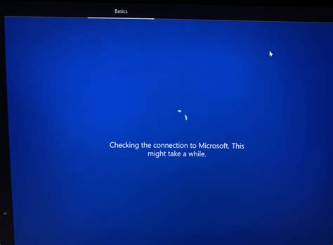 checking the connection to microsoft this may take a while loop