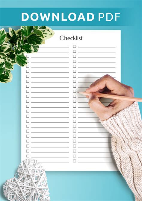 Checklist Template