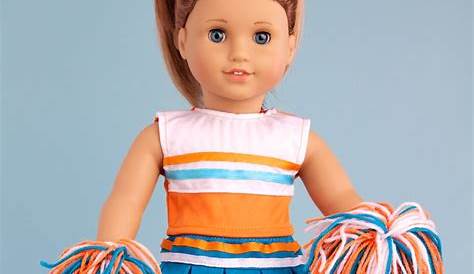 Blue Cheerleader Fits American Girl Dolls and My Life as Dolls-18 Inch