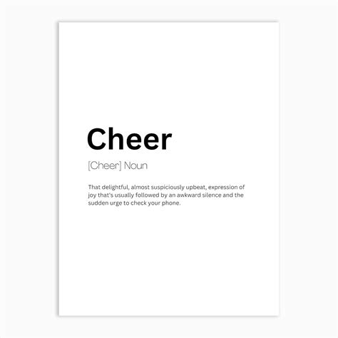 cheer definition