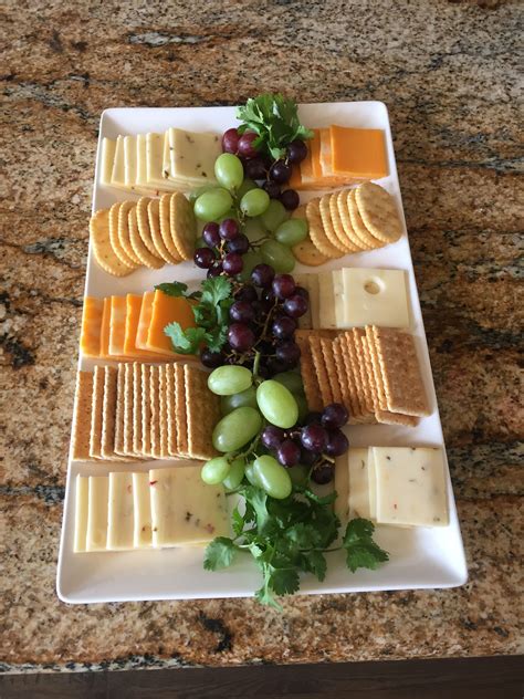 Cheese And Crackers Appetizer Platter
