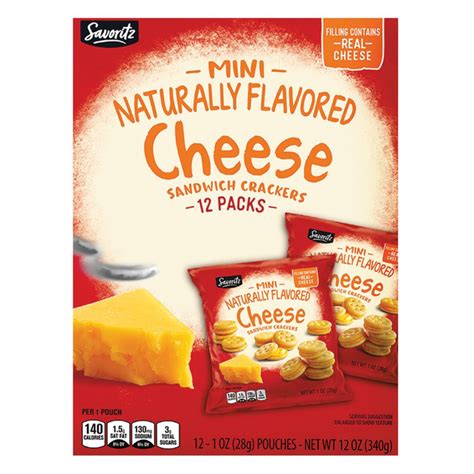 Cheese And Crackers Snack Pack Aldi