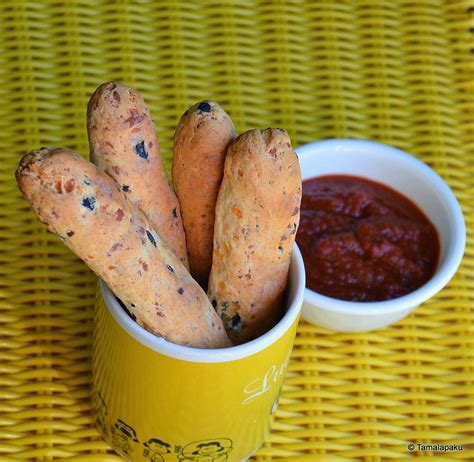 Cheese And Olive Breadsticks