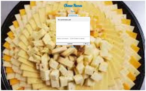 Cheese Name Generator