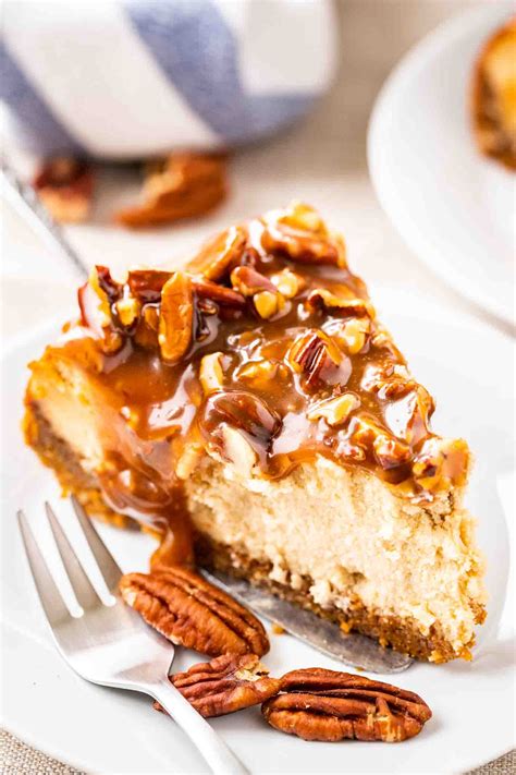 cheesecake with pecan pie inside