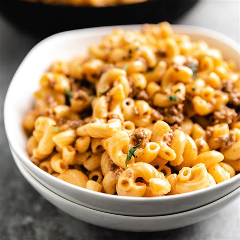 cheesy hamburger helper recipe