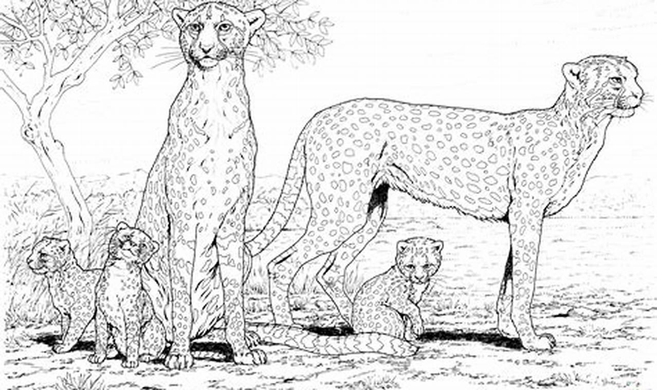 How to Unleash Creativity with Cheetah Family Coloring Pages
