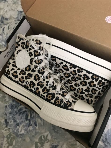 Woman's Shoes Converse Chuck Taylor All Star Archive Leopard Print