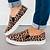 cheetah print slip on shoes