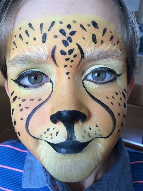 Cheetah Face Paint