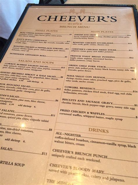 Discover Cheevers Menu's Culinary Delights in OKC: Indulge Your Tastes!