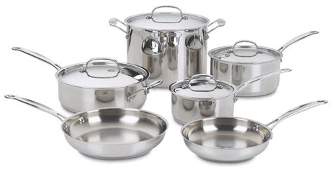 chef's classic stainless cookware
