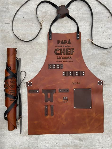 Chef Apron With Knife Holder
