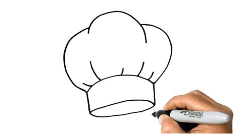 chef hat drawing