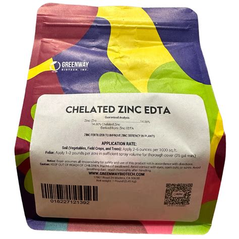Chelated Zinc Fertilizer Uses