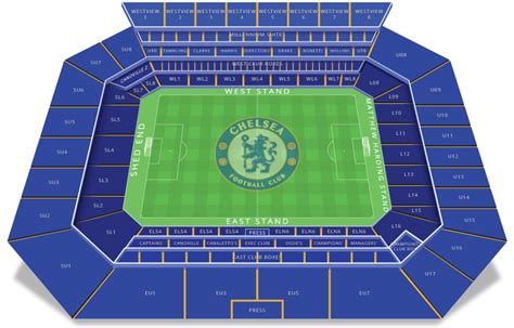 chelsea fc stadium map