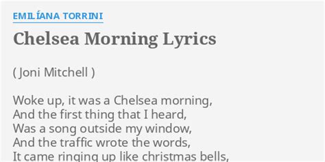 chelsea morning lyrics