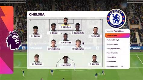 chelsea vs everton line up