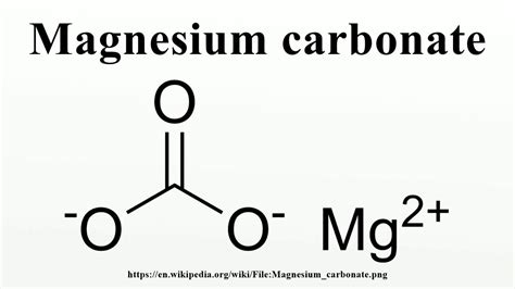How to Write the Formula for Magnesium carbonate (MgCO3) YouTube