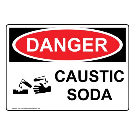 chemical sign for caustic soda