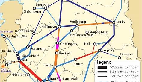 Carte de l'Allemagne Carte des villes, du relief, des