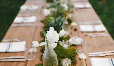 Chemin de table Feuillage naturel Deco anniversaire