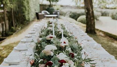 Chemin De Table Fleurs Fraiches Eucalyptus Idées Et Inspirations Pour