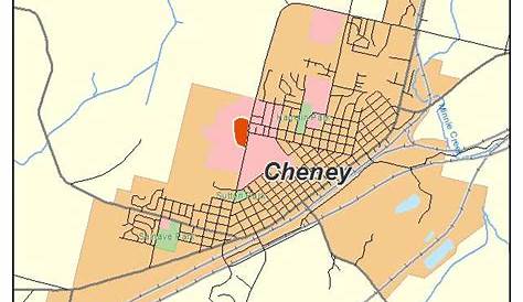 Cheney Washington Map Wa Location Guide Is A Town