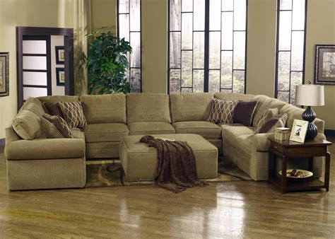 Famous Chenille Sectional Sofa Brown For Small Space