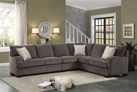 Lynwood Chenille Sectional with Moveable Chaise at GardnerWhite