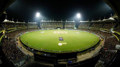 chennai cricket stadium average score
